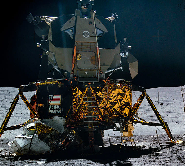 Módulo Lunar Apolo 14 - Foto NASA.
